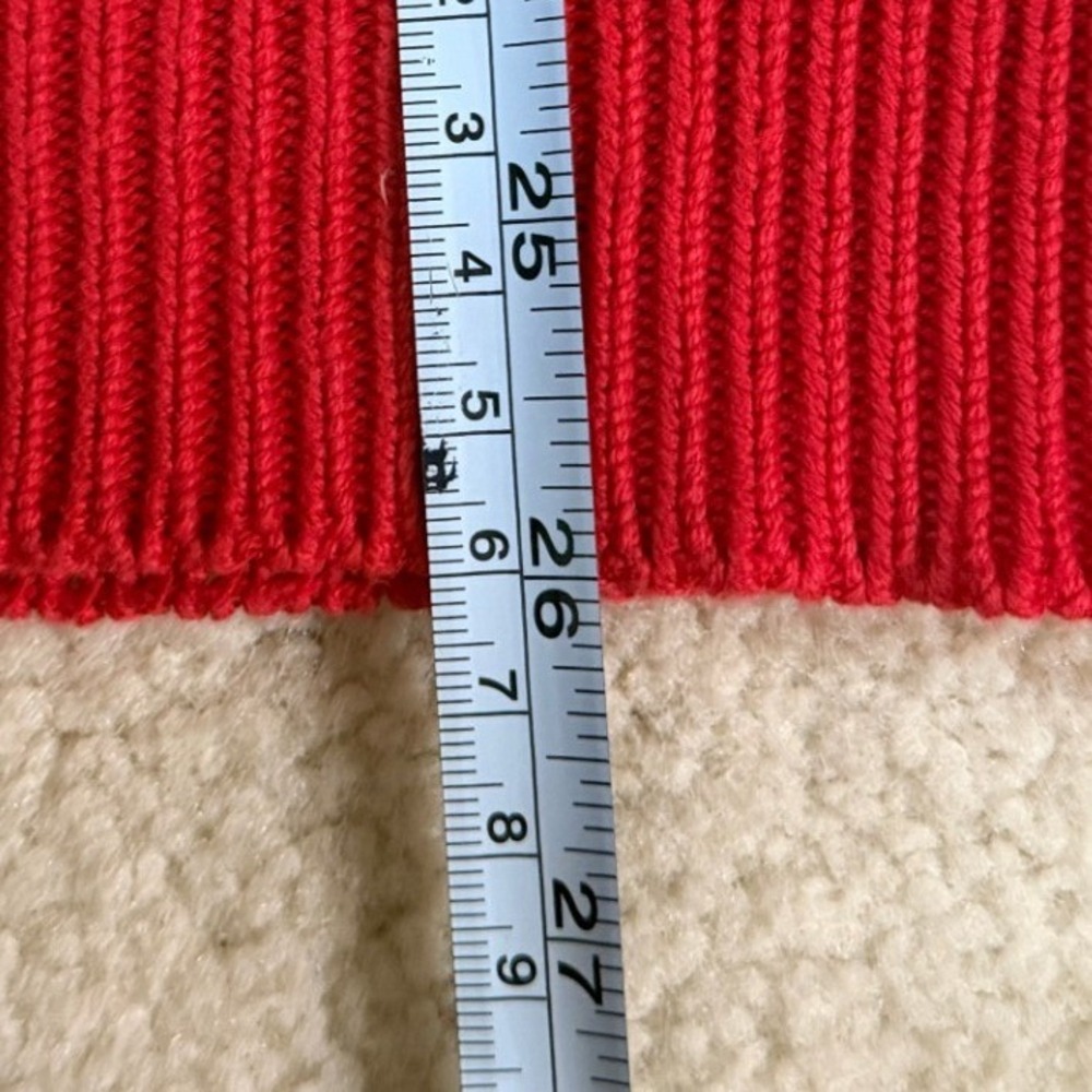 Jantzen Vintage Fair Isle Chunky Crewneck Sweater M 80s USA Made Ski Unisex - Picture 6 of 9